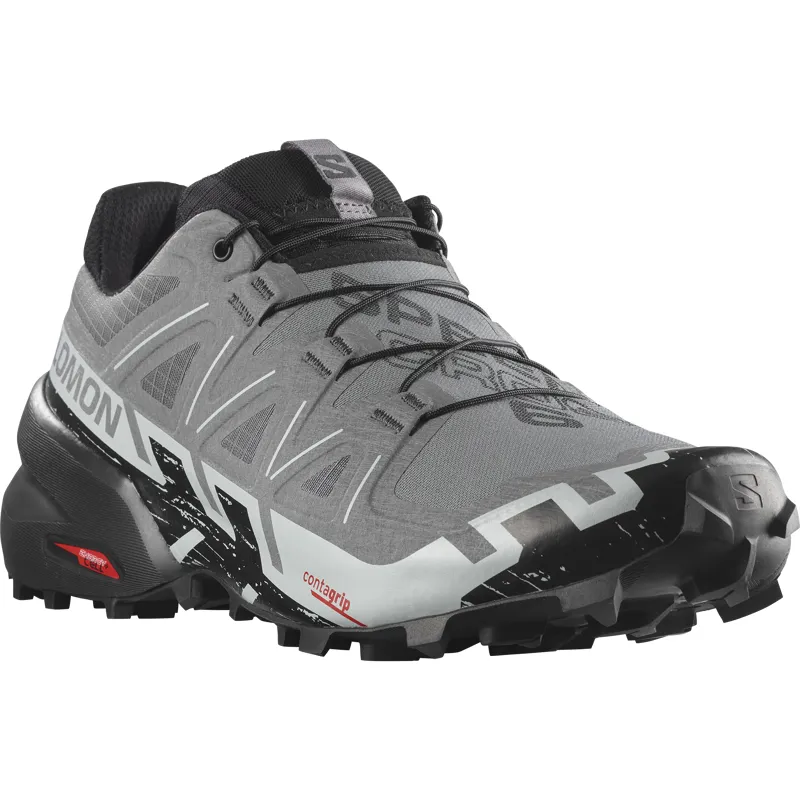 Salomon Speedcross 6 Wide Men's Trail Running Shoe in Quiet Shade/Black/Pearl Blue-5